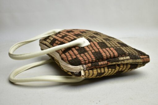 Exquisite Handmade Kilim Bag A Unique Fusion of Ethnic Charm and Boho Style - Image 2