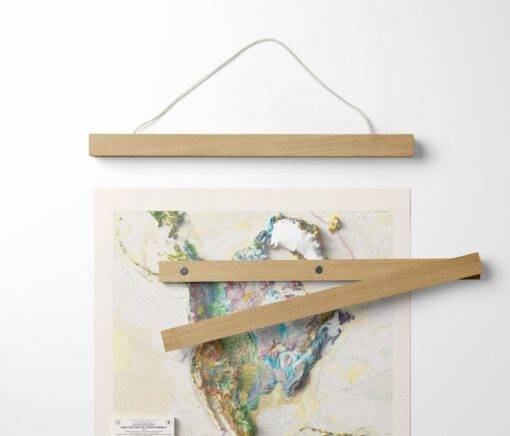 Unveiling America's Grandeur 3D Geological Terrain Map Poster for an Immersive Exploration - Image 3