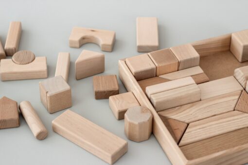 Wooden Building Blocks 39-Piece Montessori Toy for Toddlers, Preschoolers, and Kids - Image 2