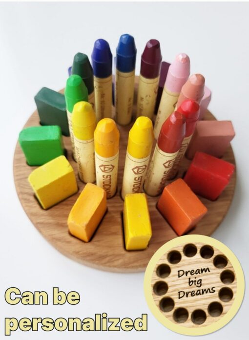 Stockmar Crayon Holder Organize Your Child's Art Supplies with Style - Image 3
