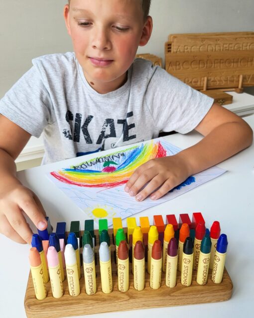 Stockmar Crayon Holder Organize Your Child's Art Supplies with Style - Image 4