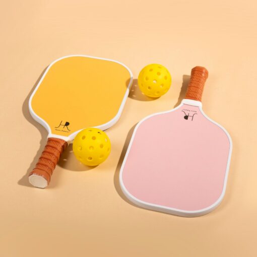 Pickleball Powerhouse Hanna Roberts Fiberglass Paddles with Balls for Unmatched Gameplay - Image 3