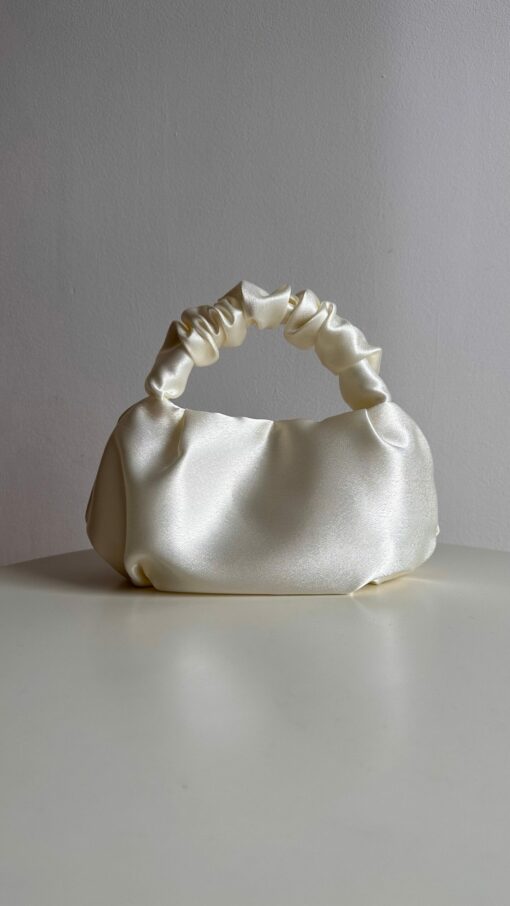 Satin Scrunchies Evening Bag 25 Colors, 2 Sizes | Perfect for Weddings, Bridesmaids, and Special Occasions - Image 6