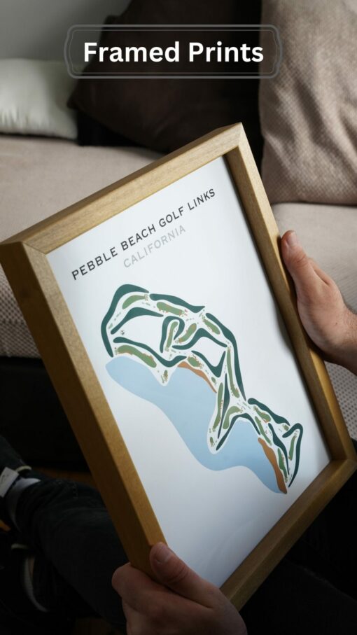 Grand Rapids Sparta Moose Golf Course, MI | Golf Course Map Art Print A Unique Golfer Gift and Home Decor - Image 4