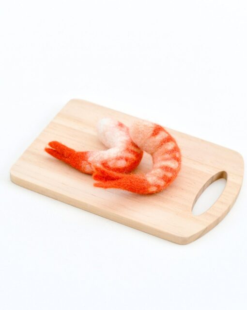 Felt Prawns Dive into Imaginative Play with These Realistic Pretend Food Toys - Image 2