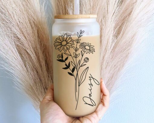 Personalized Birth Flower Tumbler A Timeless Gift for Her - Image 5