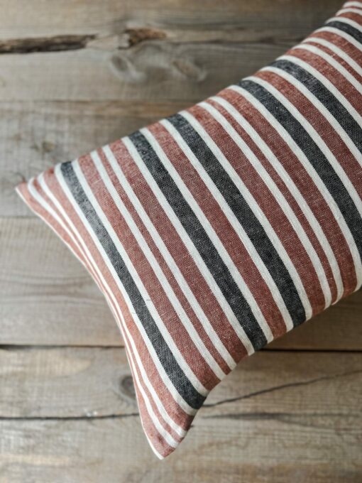 Striped Linen Pillowcase Farmhouse Charm for Your Cozy Retreat - Image 6