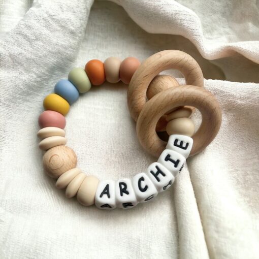 Personalized Sensory Rainbow Baby Toy A Unique Gift for Little Explorers - Image 4
