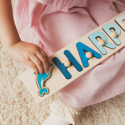 Personalized Montessori Name Puzzle A Journey of Learning and Discovery - Image 6