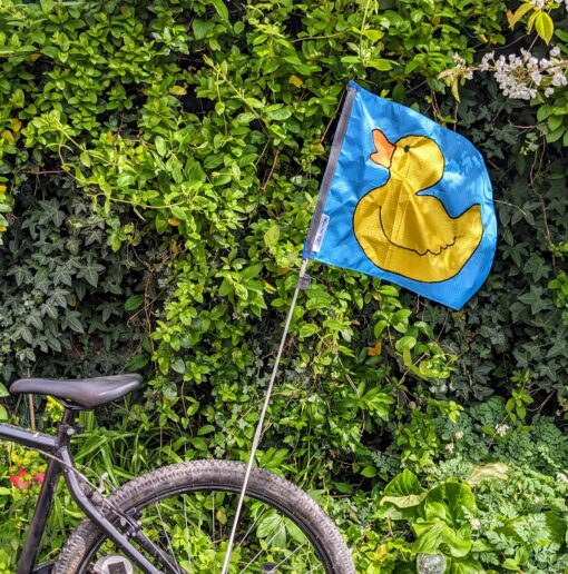 Ride with Pride Morgan Kites' Bike Visibility Flags for Team Spirit and Safety - Image 2
