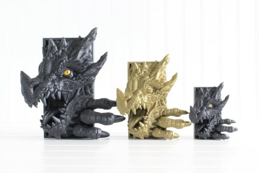Enchanting Dragon Book Nook Immerse Yourself in Fantasy with a Voice-Activated Bookend - Image 3