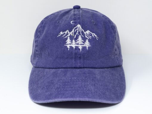 Embroidered Mountain Forest Baseball Cap Escape into Nature's Embrace - Image 5