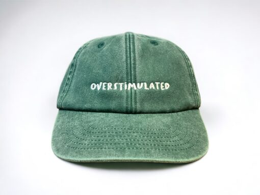 Embroidered Cap Vivian Flytrap - Washed Vintage Baseball Dad Cap - Image 4