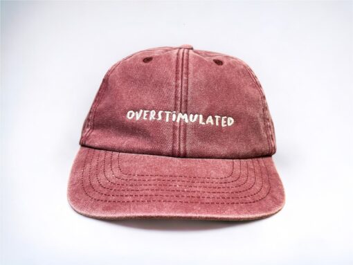 Embroidered Cap Vivian Flytrap - Washed Vintage Baseball Dad Cap - Image 3