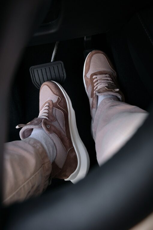 Handmade Men's Leather Sneakers Comfort and Style in Every Step - Image 3