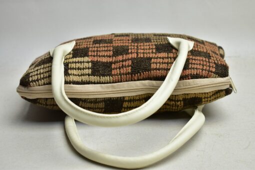 Exquisite Handmade Kilim Bag A Unique Fusion of Ethnic Charm and Boho Style - Image 4