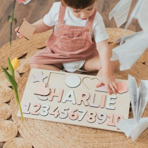 Wooden Busy Board Sensory Adventure for Curious Toddlers - Image 2