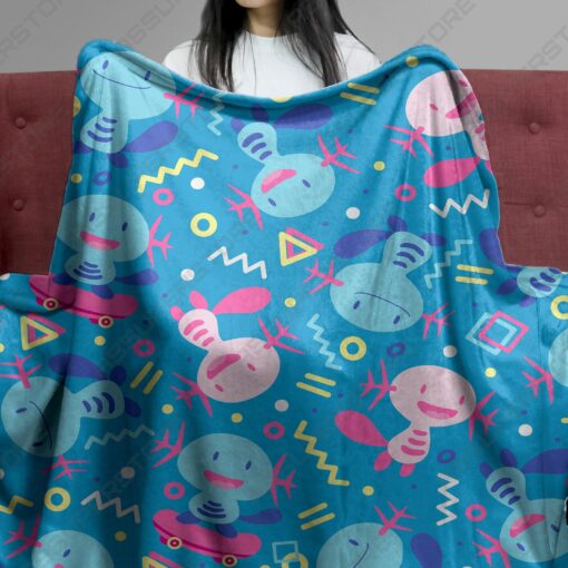 Cozy Wooper Fleece Blanket Snuggle Up with Your Favorite Pok?mon - Image 2