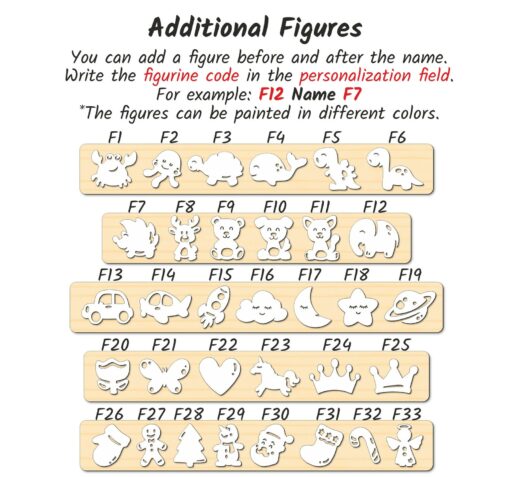 Personalized Name Puzzle with Pegs A Cherished Keepsake for First Christmas and Birthdays - Image 4