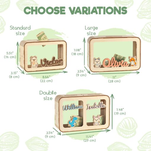Personalized Piggy Bank for Kids A Unique Gift to Nurture Financial Literacy - Image 3