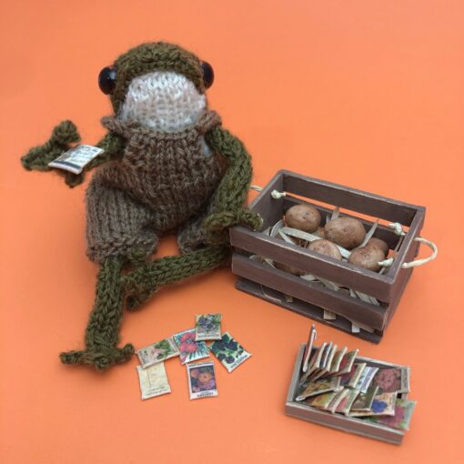 Mr. Hopper the Knitted Frog A Hoppy Companion for All Ages - Image 2