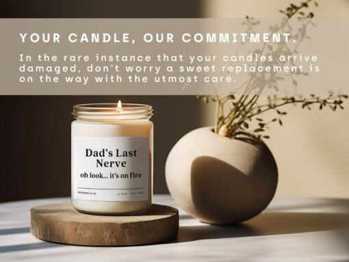 Dad's Last Nerve The Ultimate Father's Day Candle for the Dad Who's Always on the Edge - Image 3