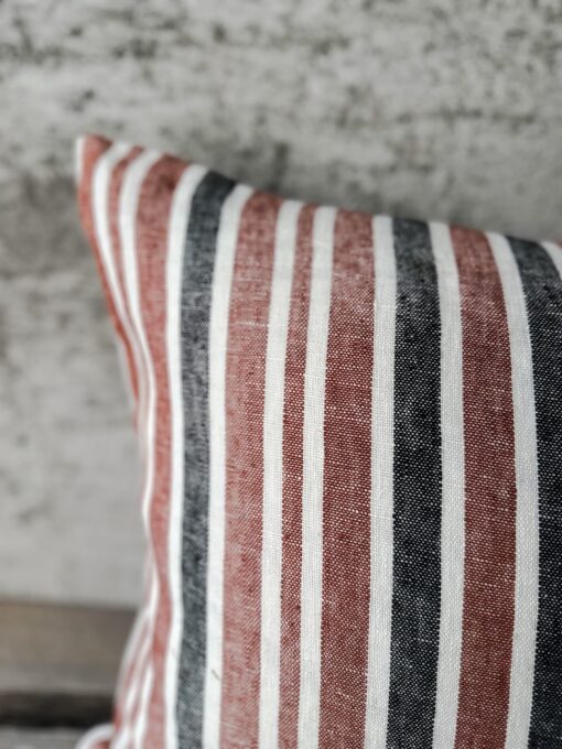 Striped Linen Pillowcase Farmhouse Charm for Your Cozy Retreat - Image 5