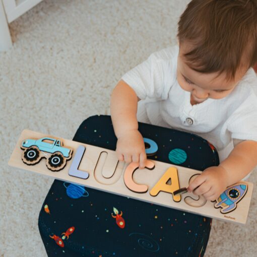 Personalized Name Puzzle A Unique Easter Gift for Toddlers and Newborns - Image 5