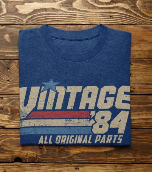 Timeless 40th Birthday Tribute Vintage 1984 T-Shirt, A Nostalgic Throwback - Image 3