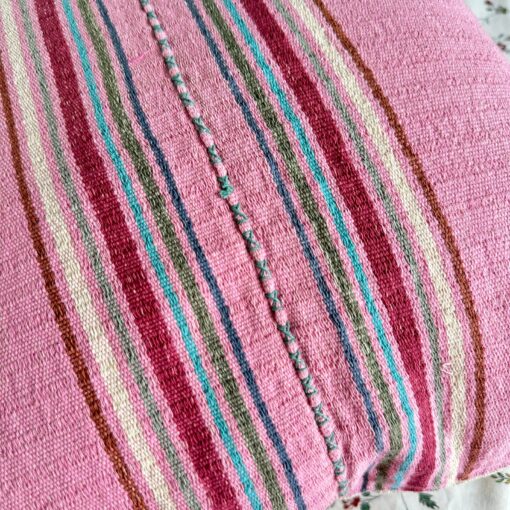 Handwoven Haven 20" Square Cotton Pillow Cover for Modern Bohemian Charm - Image 6