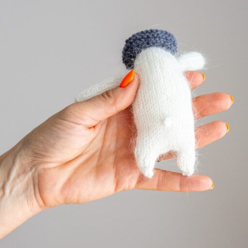 Handcrafted Pocket-Sized Cashmere Bear Your Cozy Companion - Image 4