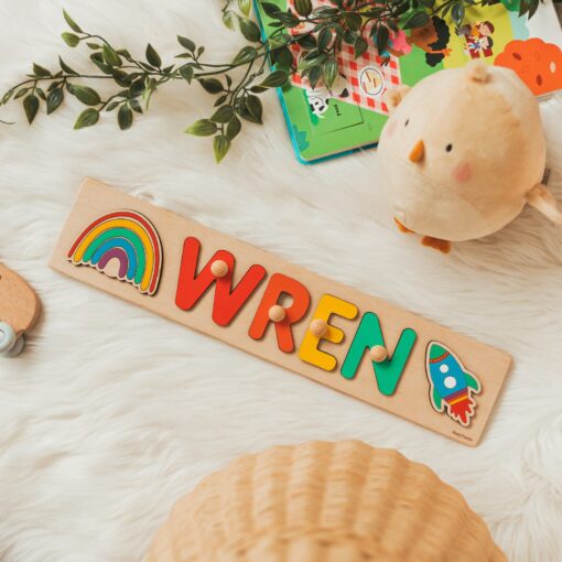 Personalized Montessori Name Puzzle A Journey of Learning and Discovery - Image 2