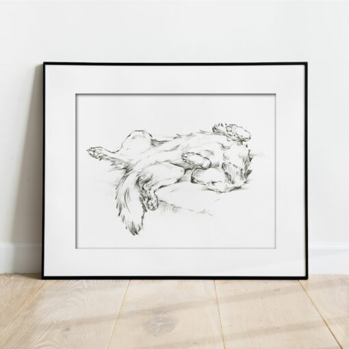 Golden Retriever Art Print Capture the Joy and Loyalty of Man's Best Friend - Image 2