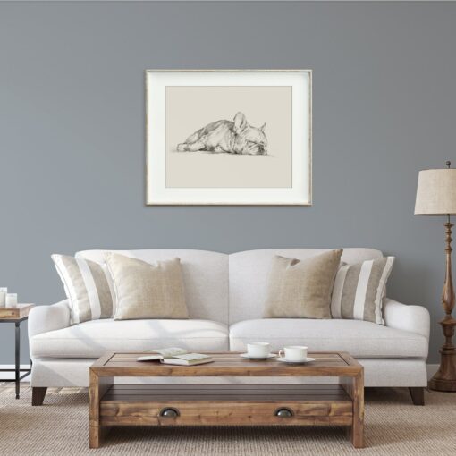 French Bulldog Art Print Minimalist Contour Drawing by Ethan Harper - Perfect Dog Lover Gift - Image 4
