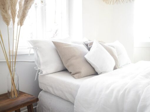 Luxurious Stonewashed Linen Duvet Cover Indulge in the Softness of Nature - Image 3