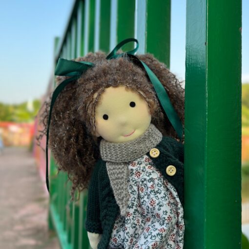 Waldorf Doll Organic Cotton Rag Doll, Perfect Gift for Kids, Collectors, Weddings, and Birthdays, Presented in an Exquisite Box - Image 5