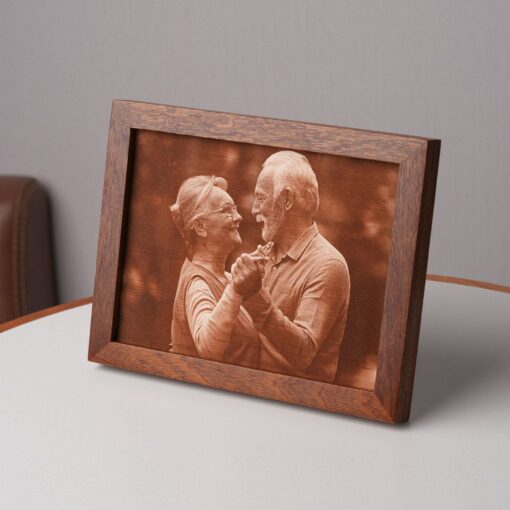 Personalized Engraved Leather Photo A Timeless Keepsake for Cherished Memories - Image 2