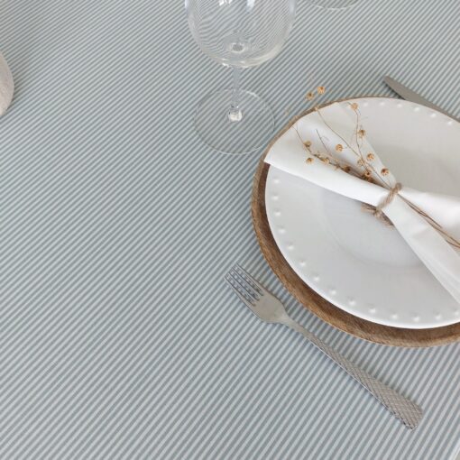 Azure Skies French Coated Tablecloth Elevate Your Dining Experience - Image 4