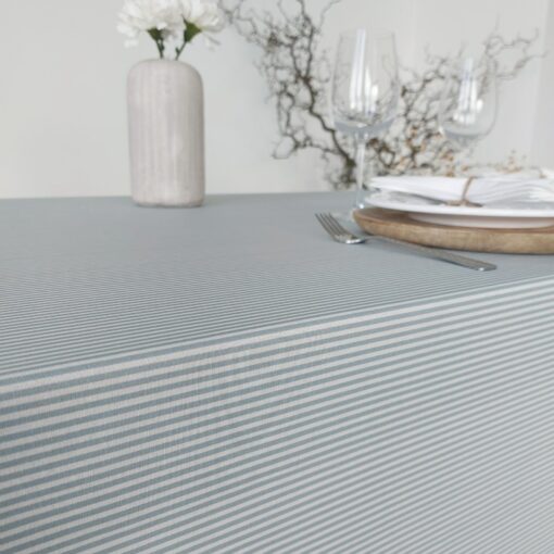 Azure Skies French Coated Tablecloth Elevate Your Dining Experience - Image 5