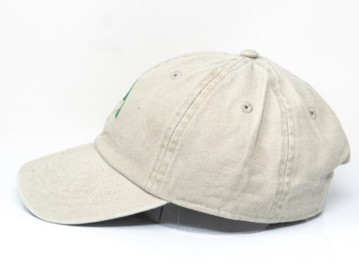 Embroidered Monstera Leaf Baseball Cap Tropical Summer Style with Washed Cotton Comfort - Image 3