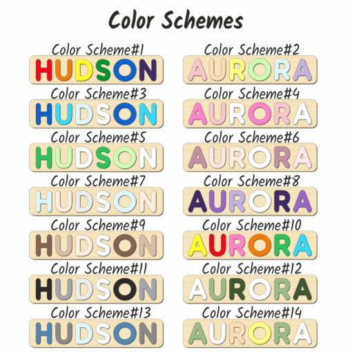 Personalized Name Puzzle with Pegs A Cherished Keepsake for First Christmas and Birthdays - Image 5