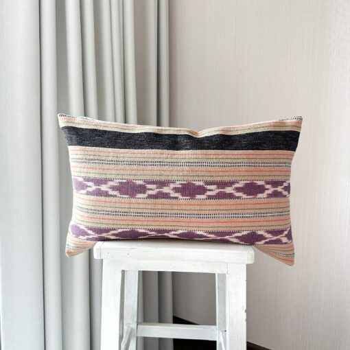 Handwoven Cotton Pillow Cover Ethnic Kariang Tribe Decor for Modern Boho Chic Interiors - Image 4