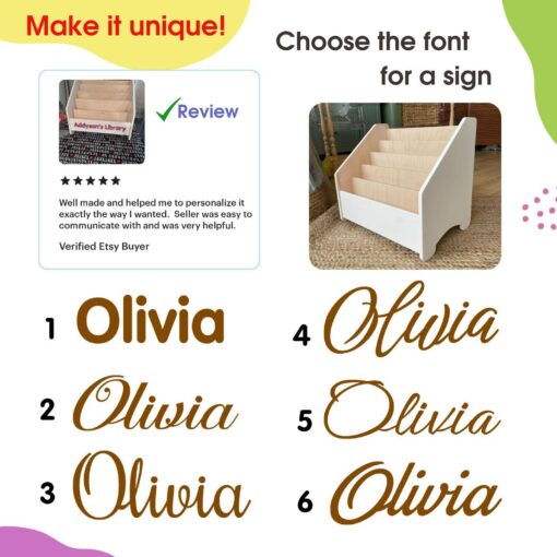 Personalized Montessori Bookshelf Empowering Young Readers with Custom Learning Spaces - Image 5