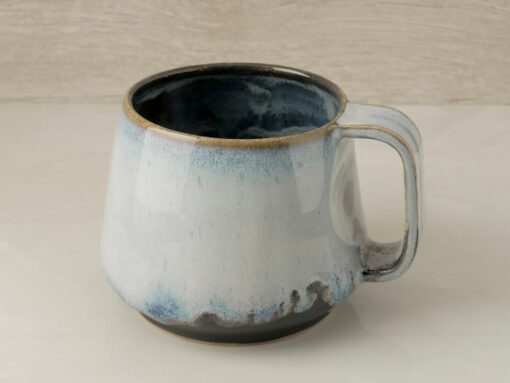 Handmade Mountain FluxBlue Handle Mugs Elevate Your Home with Unique Ceramic Art - Image 4