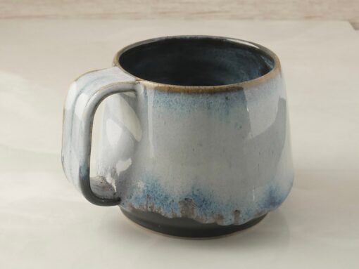 Handmade Mountain FluxBlue Handle Mugs Elevate Your Home with Unique Ceramic Art - Image 5