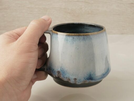 Handmade Mountain FluxBlue Handle Mugs Elevate Your Home with Unique Ceramic Art - Image 6