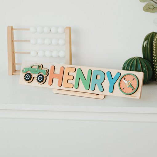 Personalized Montessori Name Puzzle A Journey of Learning and Discovery - Image 3