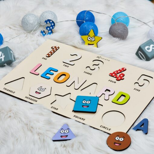 Personalized Name Puzzle Unique Baby Gift for Toddlers, Showers, and Birthdays - Image 4