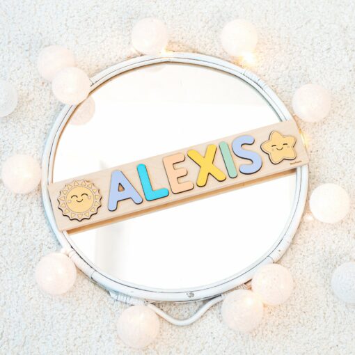 Personalized Name Puzzle A Unique Easter Gift for Toddlers and Newborns - Image 3