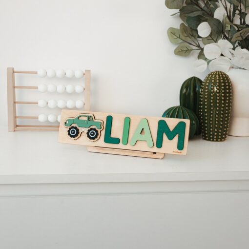 Unleash Your Little One's Curiosity with BusyPuzzle's Name Puzzle A Delightful Easter or Birthday Gift for Toddlers - Image 3